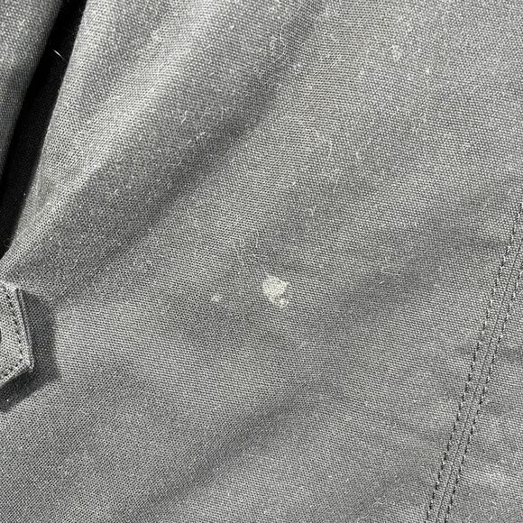 Carhartt Full Swing Zip Hooded Jacket Women Small 4/6 Black Company Logo Duck - Picture 11 of 11